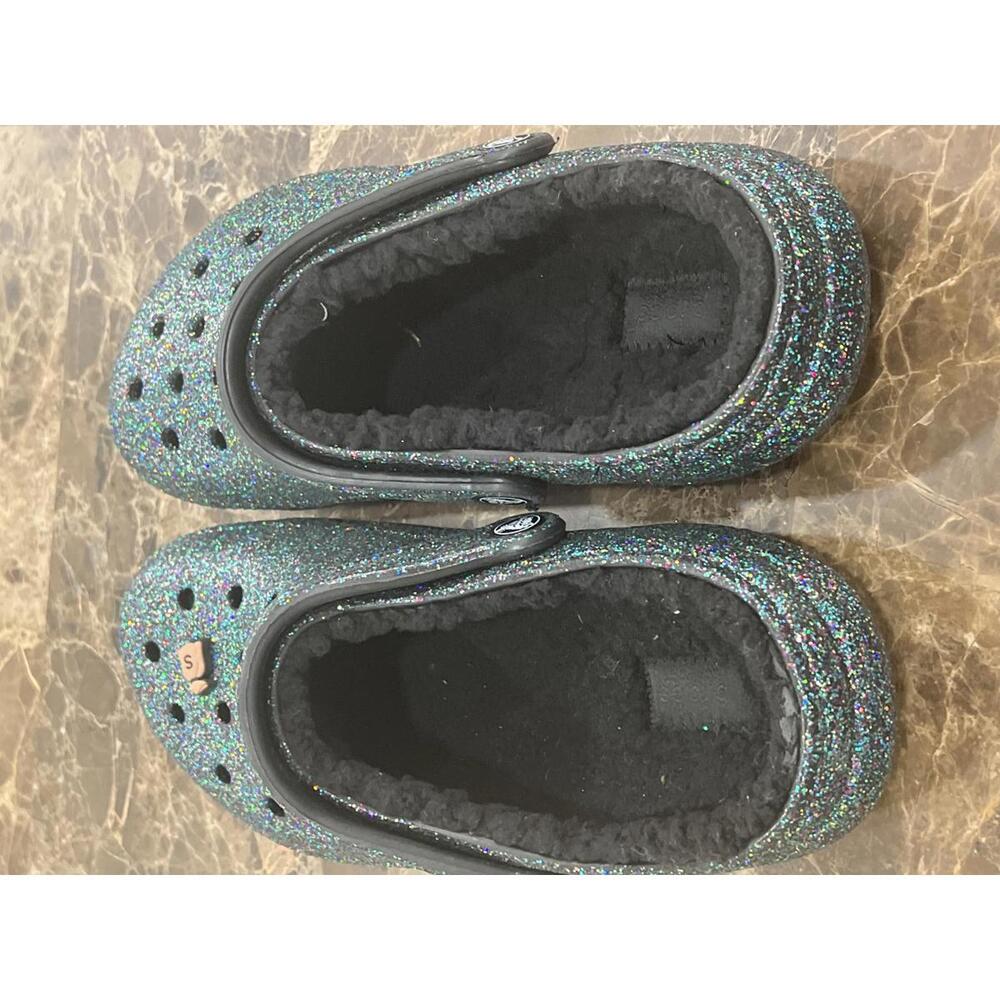 Crocs Unisex Adult Classic Lined Clog Fuzzy Slippers - Picture 2 of 4
